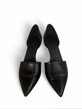 Vince DOrsay Black Leather Pumps Size 11